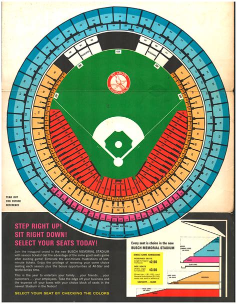 Busch Stadium Detailed Seating Chart