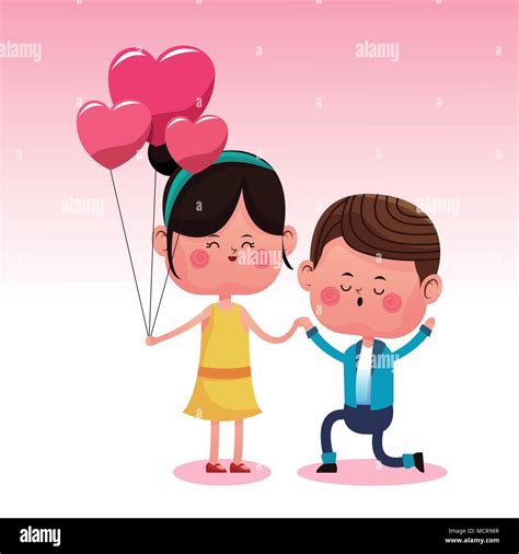 Cute couple in love cartoons Stock Vector Image & Art - Alamy