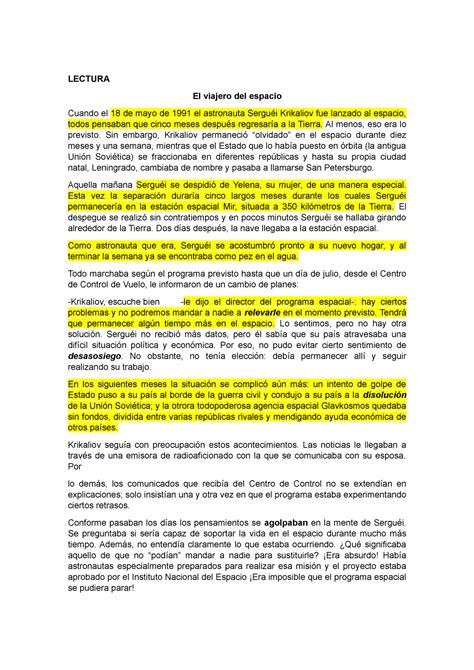 Comunicacion Y Lenguaje Senati Entregable Lectura El Viajero