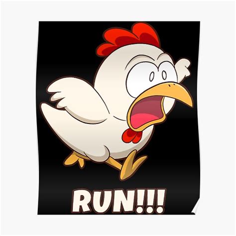 "Chicken Run Meme" Poster for Sale by cora1ka | Redbubble