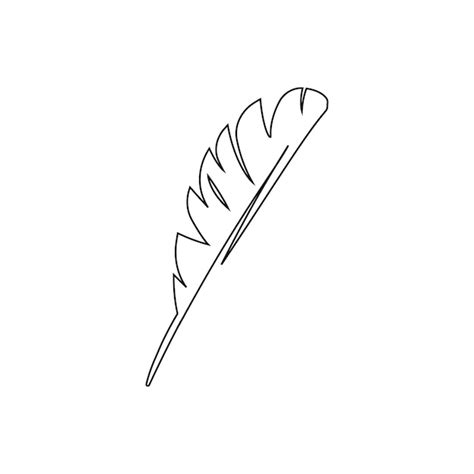 Logotipo De Pluma Vector Premium