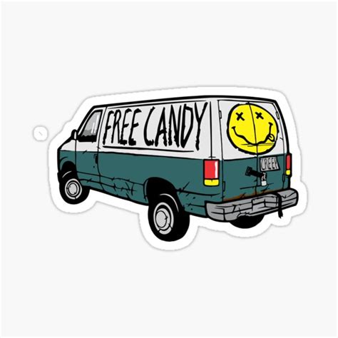 Free Candy Van Sticker By Culturestash Redbubble