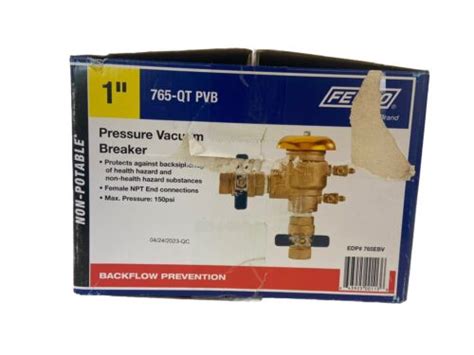 Febco 765 Series 1 Female Npt T X 1 765 Qt Pvb Bronze Pressure Vacuum Breaker 784497771246 Ebay