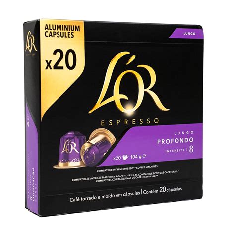 L Or Lungo Profondo Xl Capsules For Nespresso For