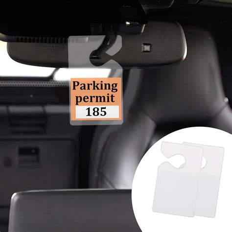 Amazon.com: HEVLE 2PCS Clear Parking Permit Holder, Handicap Placard