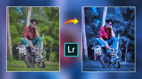 Lightroom Dark Blue Tone Photo Editing Tutorial Lr Photo Editing