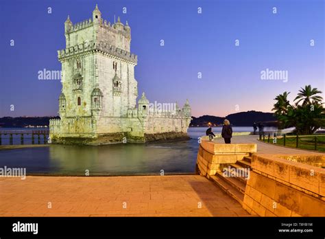 Torre De Belém Belém Tower In The Tagus River A Unesco World