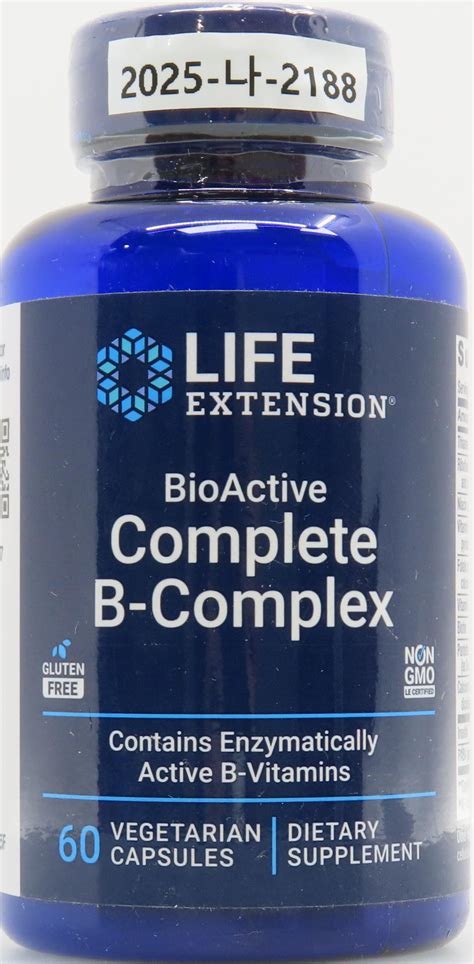 [위해상품] Life Extension Bioactive Complete B-complex – 권리보호센터