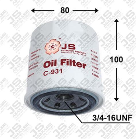 AY100SU002 SUZUK AY100 SU002 Oil Filter For SUZUK