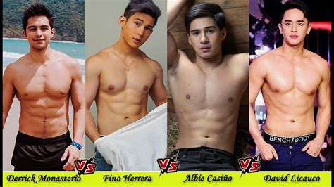 Derrick Monasterio Vs Fino Herrera Vs Albie Casi O Vs David Licauco