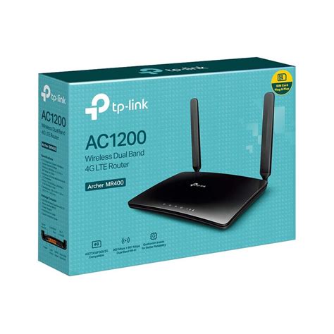 เราเตอร์ใส่ซิม Tp Link Network Archer Mr400 Ac1200 Wireless Dual Band