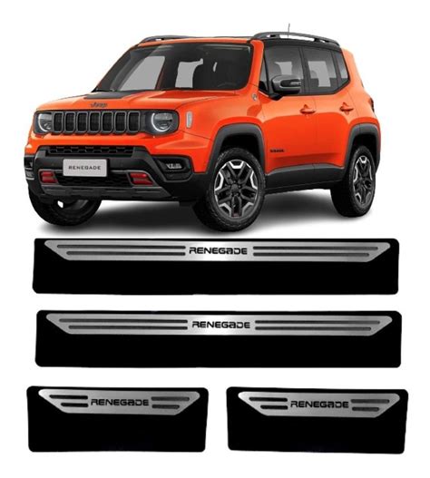 Jogo Soleira Prote O Porta Jeep Renegade Inox