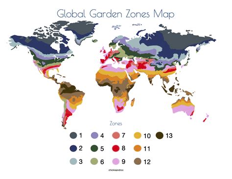 Garden Zones Map - Lusa Sissie