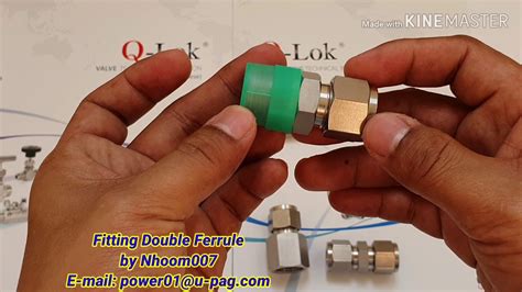 Fittings Double Ferrule ฟิตติ้ง ข้อต่อท่อ Youtube