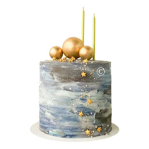 starry night designer cake   cake cart