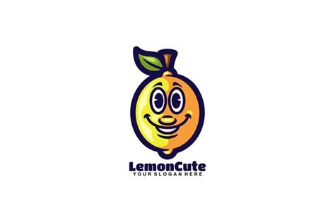 Premium Vector Cute Lemon Vector Template Logo Design