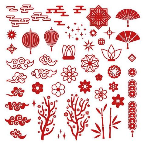 Chinese New Year Elements Vector