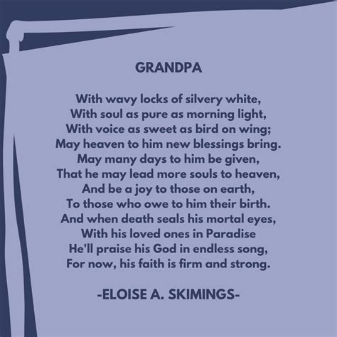 Funeral Poems For A Grandfather Lalo Funeral Poems Poems Funeral