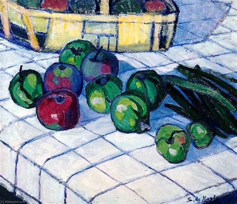 Reproducciones De Arte Manzanas Verdes 1921 De Stanislawa De Karlowska