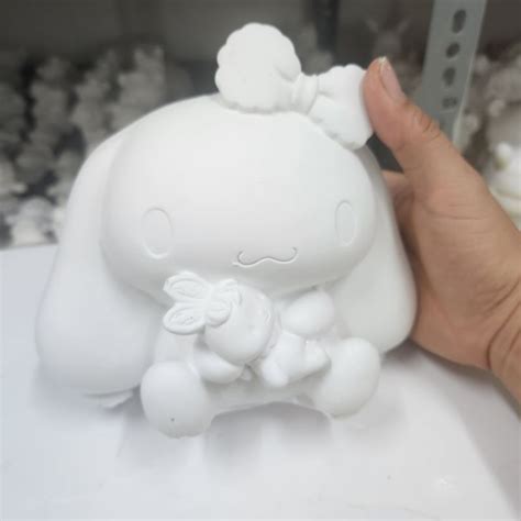 Cinnamoroll Rabbit Coloring Plaster Statue With Rabbit Fox 15cm | Shopee Malaysia