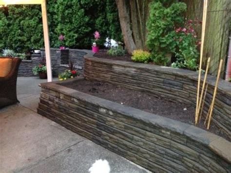 Pavestone In X In X In Charcoal Tan Concrete Retaining Wall