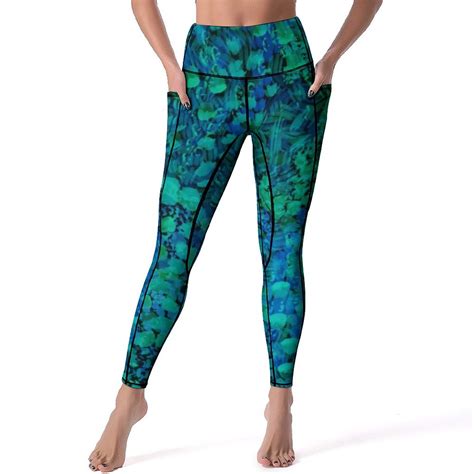 Proud Peacocks Yoga Pants Sexy Peacock Feathers Print Leggings High