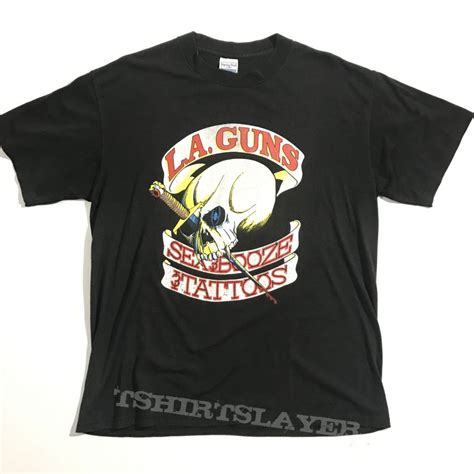 L A Guns Sex Booze And Tattoos Shirt TShirtSlayer TShirt And BattleJacket Gallery