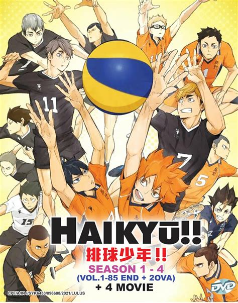 Haikyu Season 1 4 Dvd Eps 1 85 4 Movie English Subbed Etsy