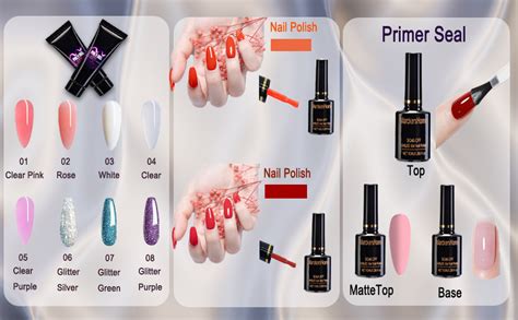 Lubibi Kit Vernis Gel Semi Permanent Kit Gel Ongles Complet Kit De