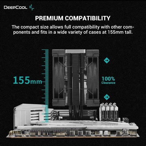 Disipador DeepCool AK400 Zero Dark Plus DigitalPC