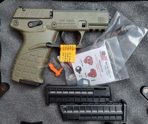 Pistolet Kel Tec P17 Zielony Kal 22lr