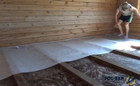 Пароизоляция пола в деревянном доме: Пароизоляция для пола в деревянном ...