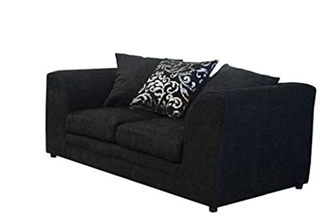 Zina Chenille Fabric 2 Seater Sofa Set Primalfurnishings