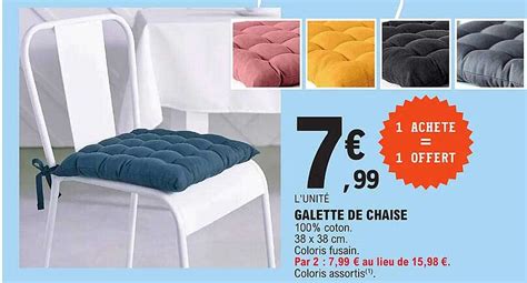 Promo Galette De Chaise Chez E Leclerc ICatalogue Fr