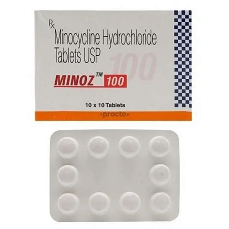 Minocycline Tablets 100 Mg Manufacturer Sun P Harma Treatment To