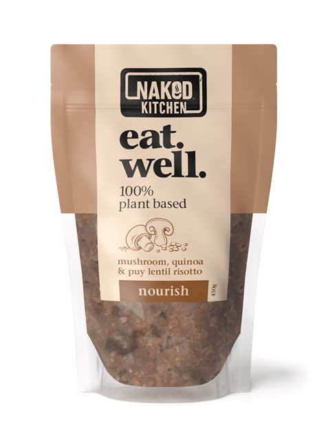 Naked Kitchen Eat Well Mushroom Quinoa Lentil Risotto Nourish M2woman