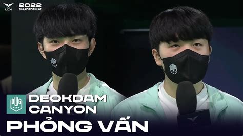 Vietsub Ph Ng V N Dk Canyon Deokdam Hle Vs Dk Lck M A H