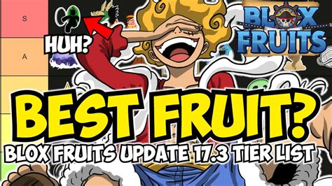 Best Devil Fruit Blox Fruits Devil Fruit Tier List Update 17 2 Update 17 3 Youtube