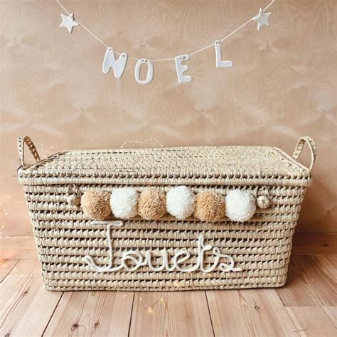 Coffre Personnalis Pompons Nude