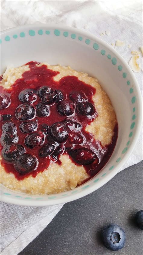 Amaranth Porridge Mit Blaubeeren Mit Bildern Amaranth Porridge