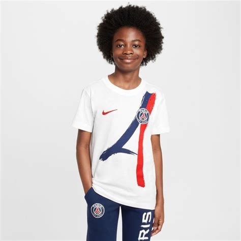 Paris Saint Germain T Shirt Iconic Auswärtstrikot Weiß Kinder