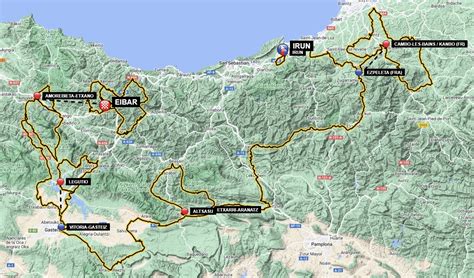 Overview Map Itzulia Basque Country