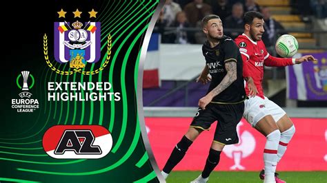 Anderlecht Vs AZ Alkmaar Extended Highlights UECL Quarter Finals