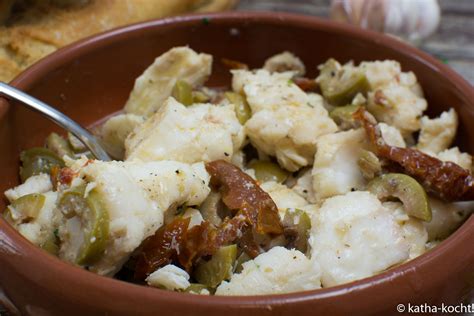 Tapas Kabeljau Mit Oliven Und Getrockneten Tomaten Katha Kocht