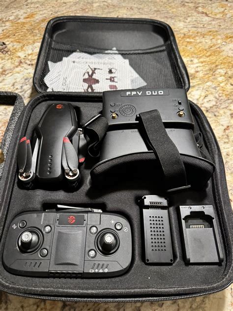 Vivitar Fpv Duo Camera Racing Drone Black W Goggles Ebay