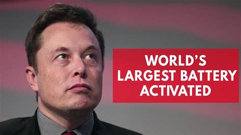 Elon Musk Wins Bet As Tesla Mega Battery Is Built In Just 60 Days Youtube