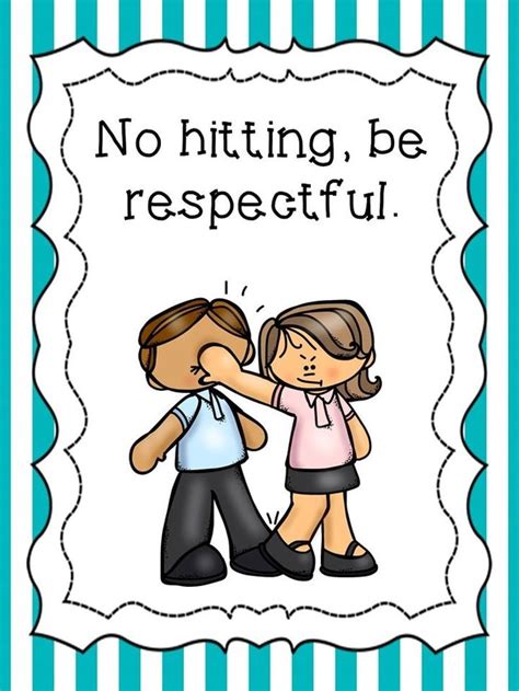 8 Printable Class Rules Posters Full Page Classroom Charts 8 5 X 11