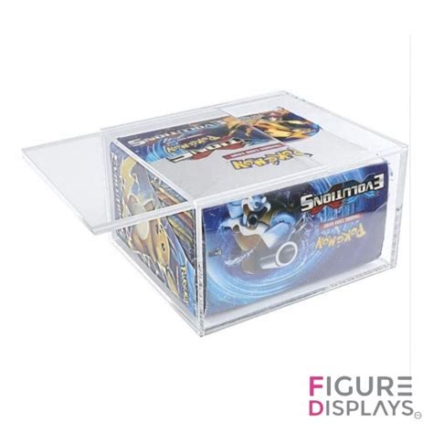 Pokemon Booster Cilreign Acrylic Display Box Case Only