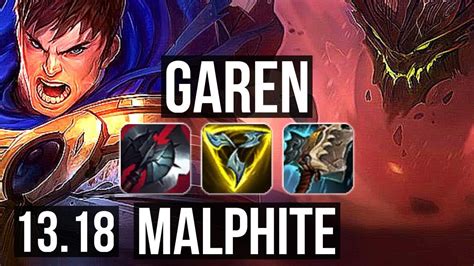 GAREN Vs MALPHITE TOP 9 1 4 1 2M Mastery 400 Games Godlike