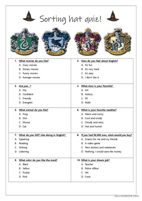 Hogwarts Quiz Which Harry Potter Student Are You Artofit